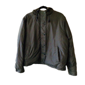 J. Crew Full Zip Hooded Jacket Cabincore Winter M